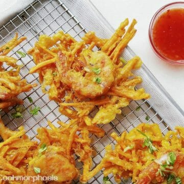 Sweet Potato Shrimp Fritters