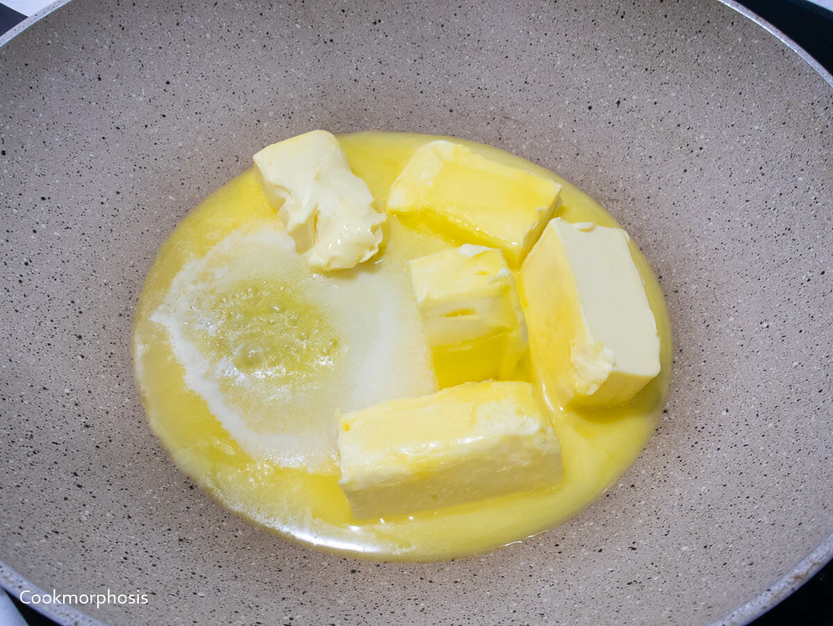 melt butter in a pan