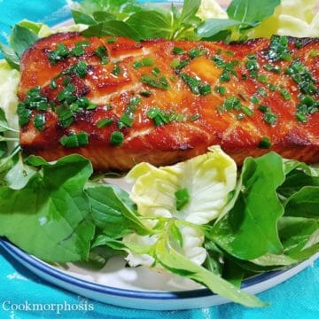 delicious grilled salmon