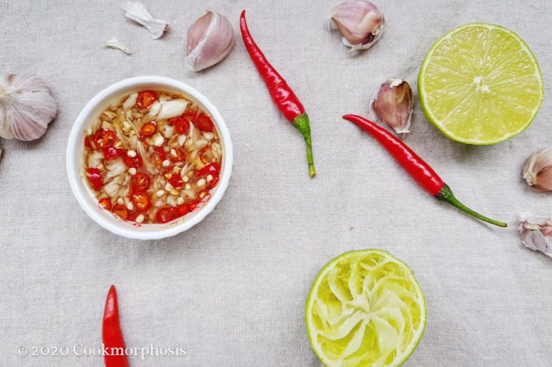 Chili Garlic Fish Sauce Dipping Sauce (Nước Chấm) COOKMORPHOSIS