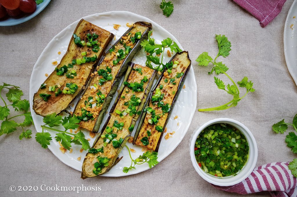 Vegan Grilled Eggplant In Oven COOKMORPHOSIS