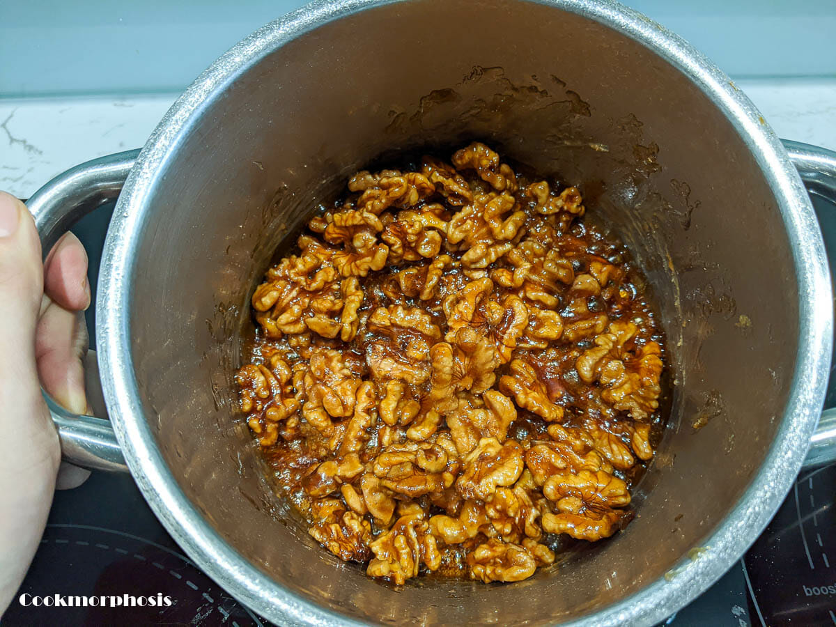 stainless caramelized candied peanut coated pan