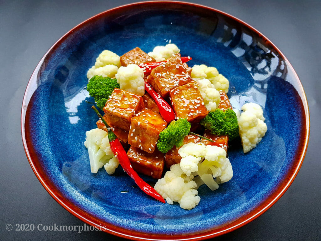 vegan chinese sesame tofu