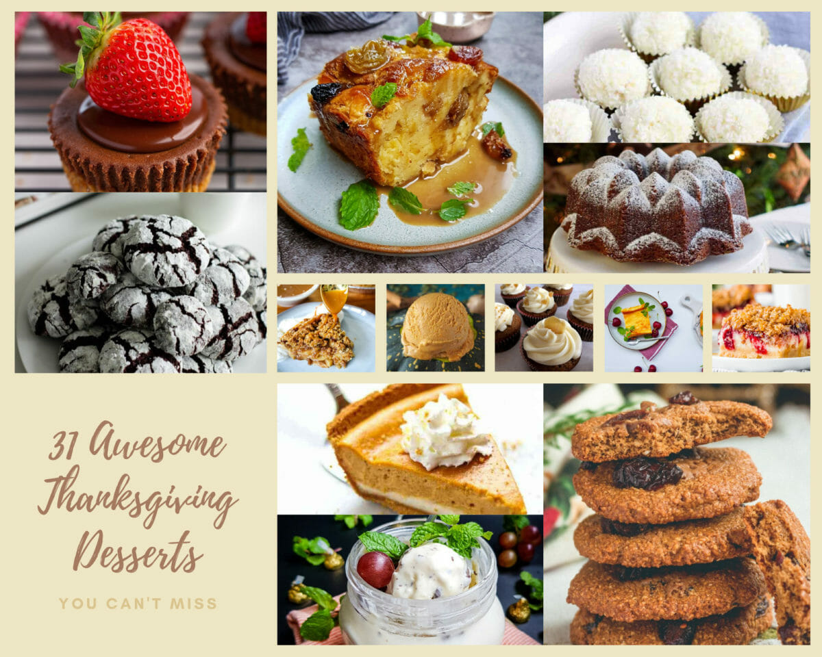 31 awesome desserts thanksgiving recipes