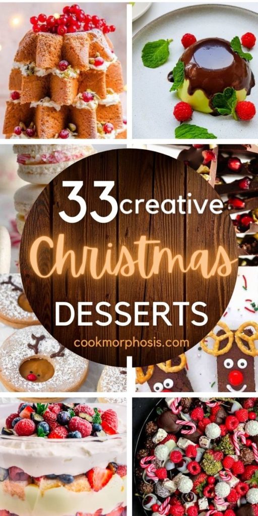33 Creative Christmas Desserts Recipes - COOKMORPHOSIS