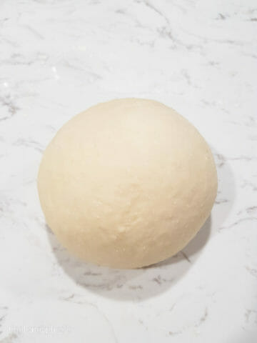 smooth round dough of monkey bread recipe