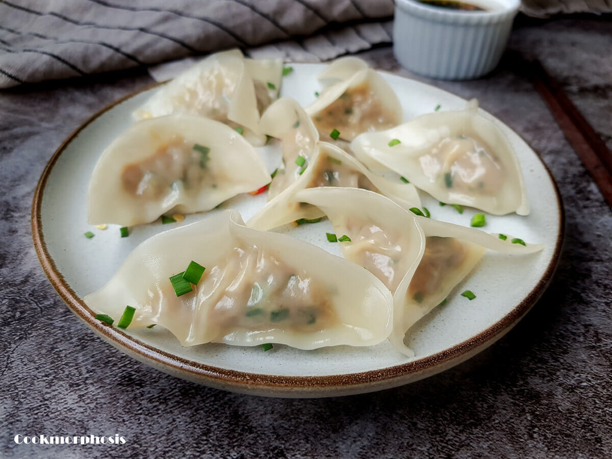 Steamed Pork and Chive Dumplings COOKMORPHOSIS