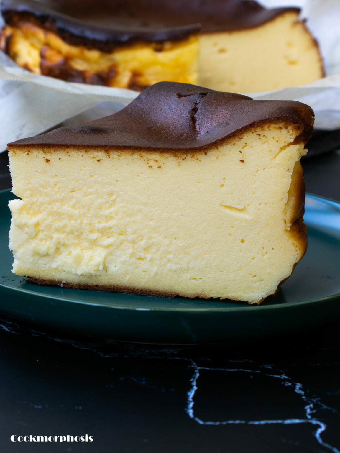 Classic Basque Burnt Cheesecake A Creamy No Crust Cheesecake