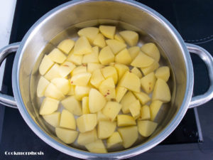 cut russet potao