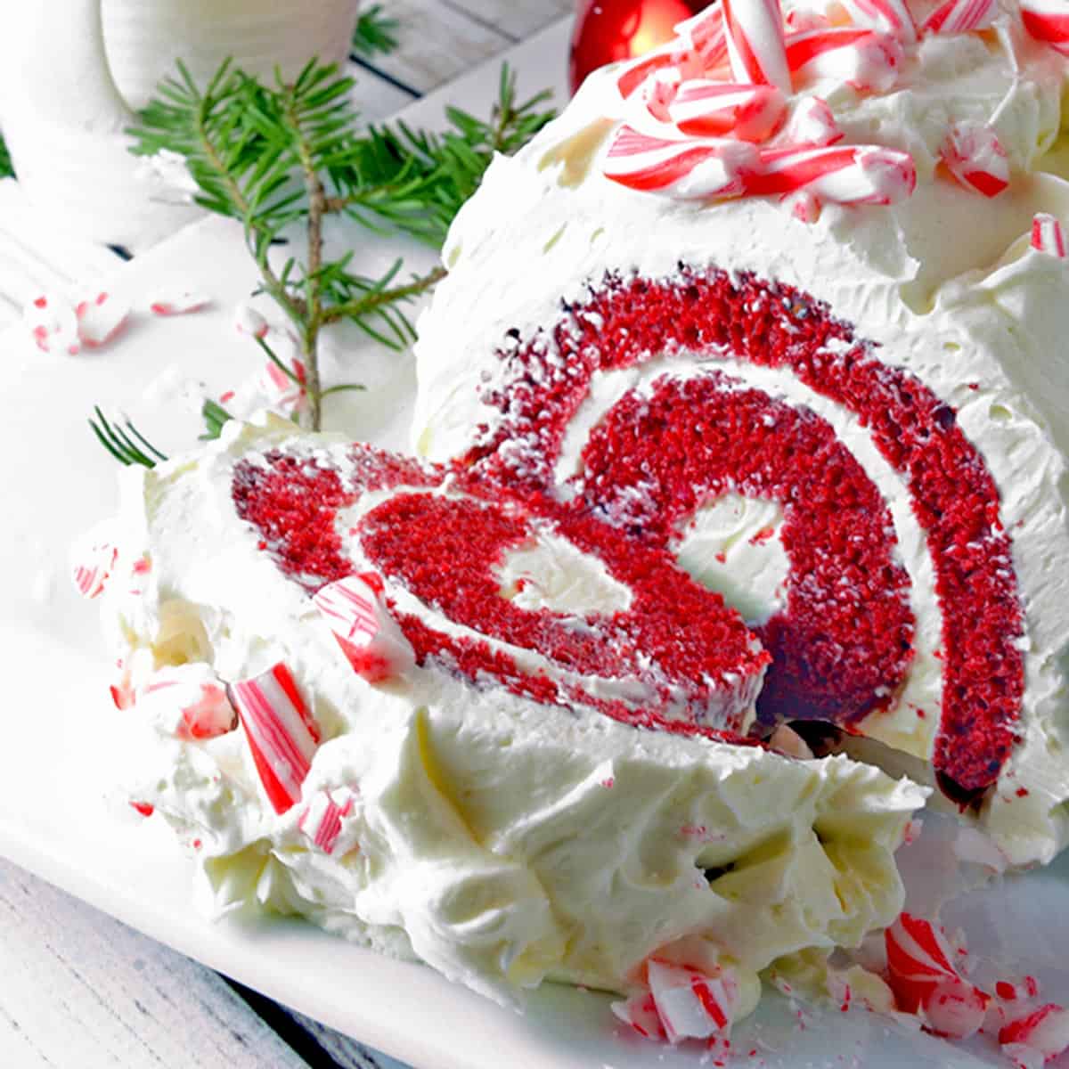 red velvet cake roll