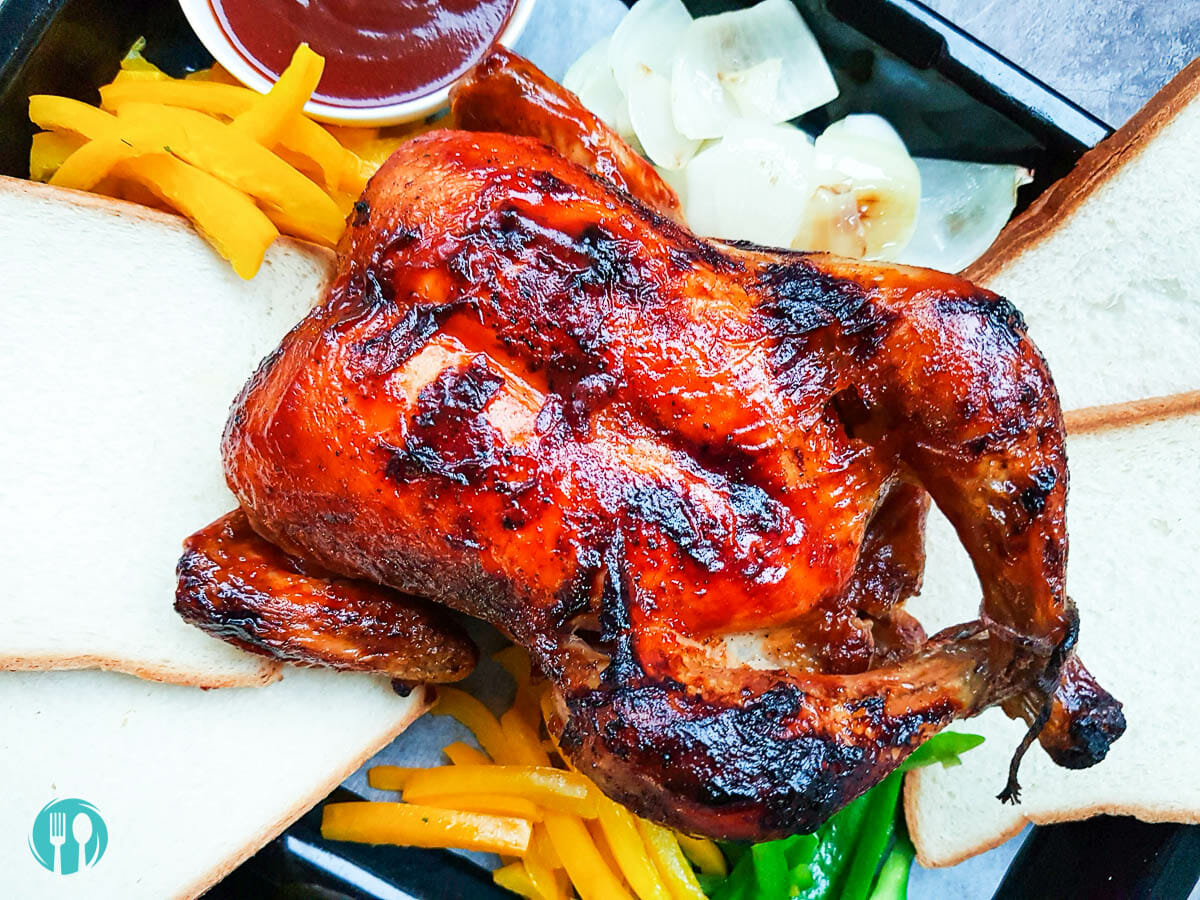 Oven Roasted Whole Chicken With Sweet & Spicy BBQ Sauce