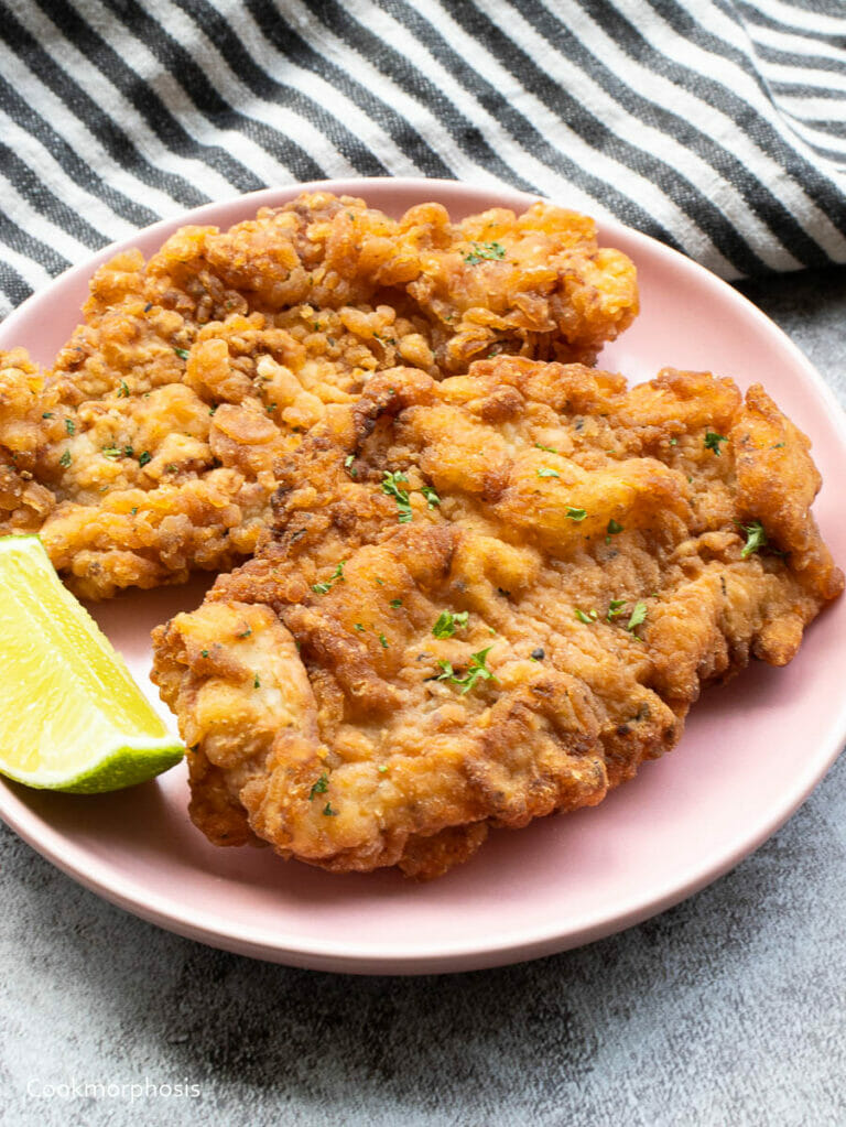 Super EASY Breaded Chicken Cutlets (no egg, gluten free)