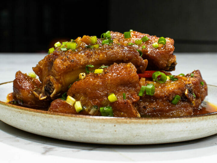 Braised Pork Spare Ribs (Suon Ram Man) - COOKMORPHOSIS