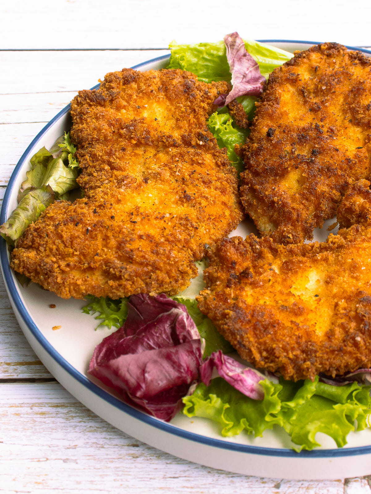 3 pieces of parmesan crusted chicken