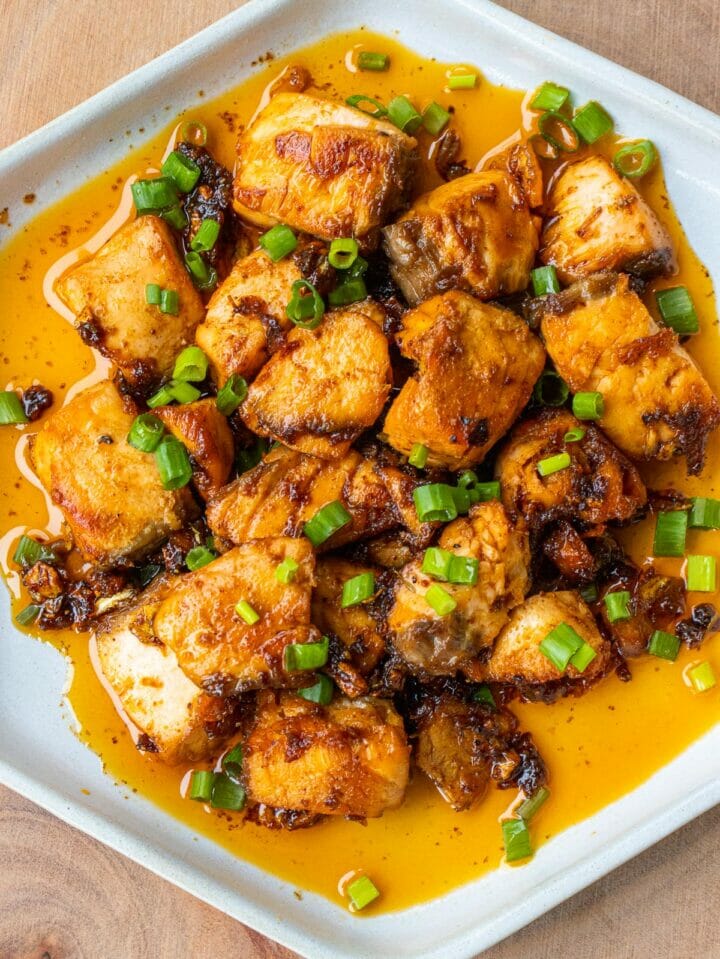 Cajun Honey Butter Salmon Bites 15 Minutes (Video)