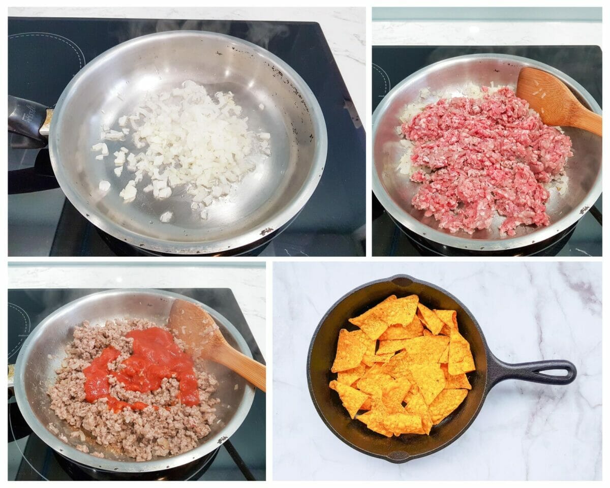 steps to make beef nachos