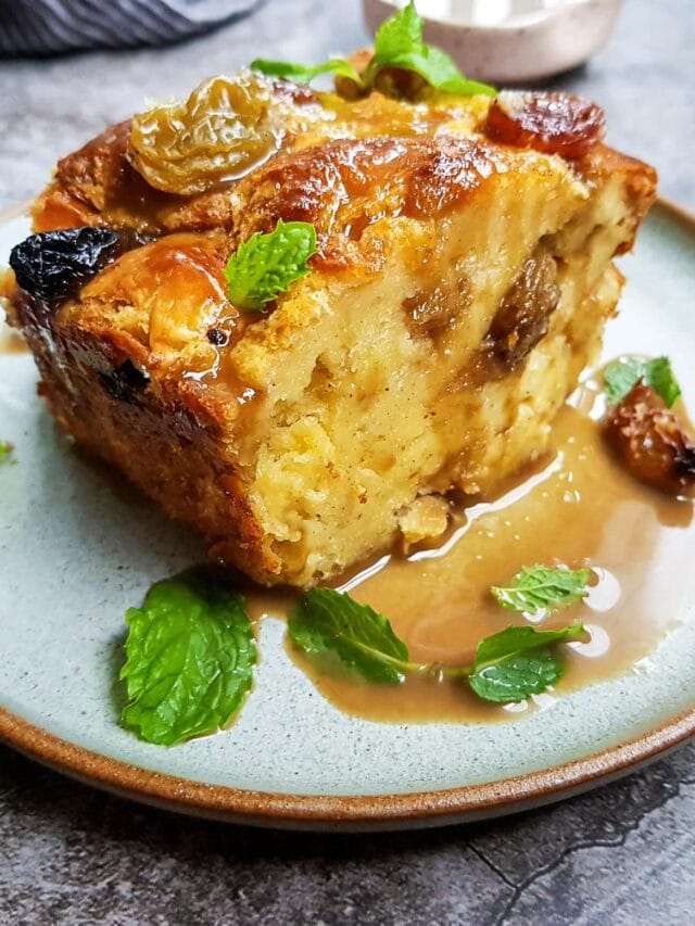 Brioche Raisin Bread Pudding