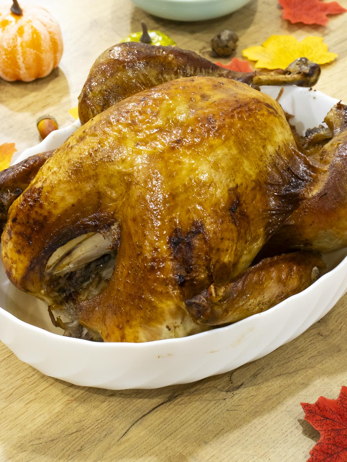 a holiday roasted turkey