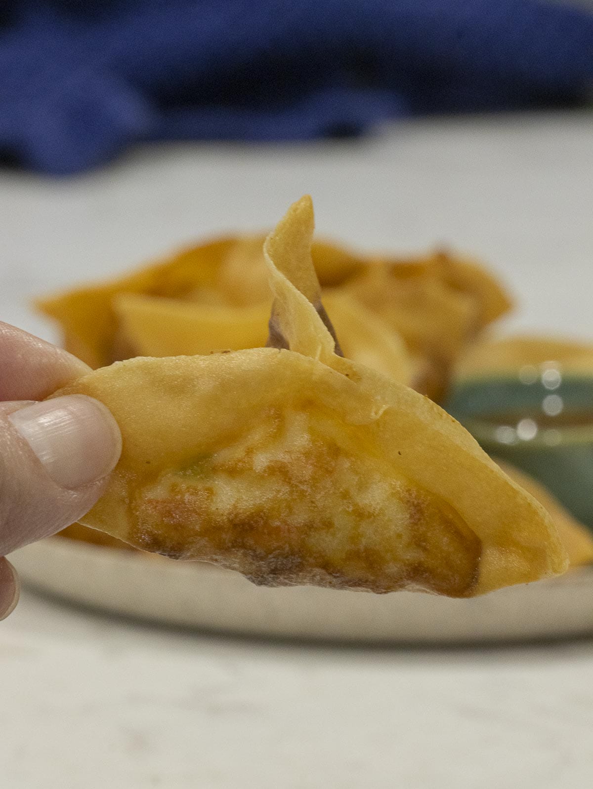 one crab rangoon